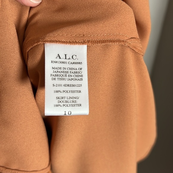 A.L.C Jenine Maxi Dress in Deep Amber Size 10 - Picture 5 of 7